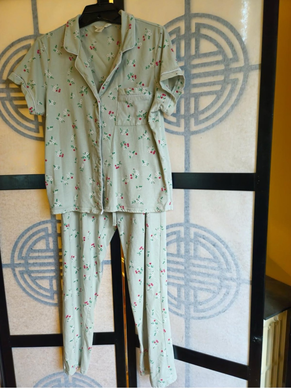 Laura Ashley Pajamas. Cotton poly blend. Gently worn.